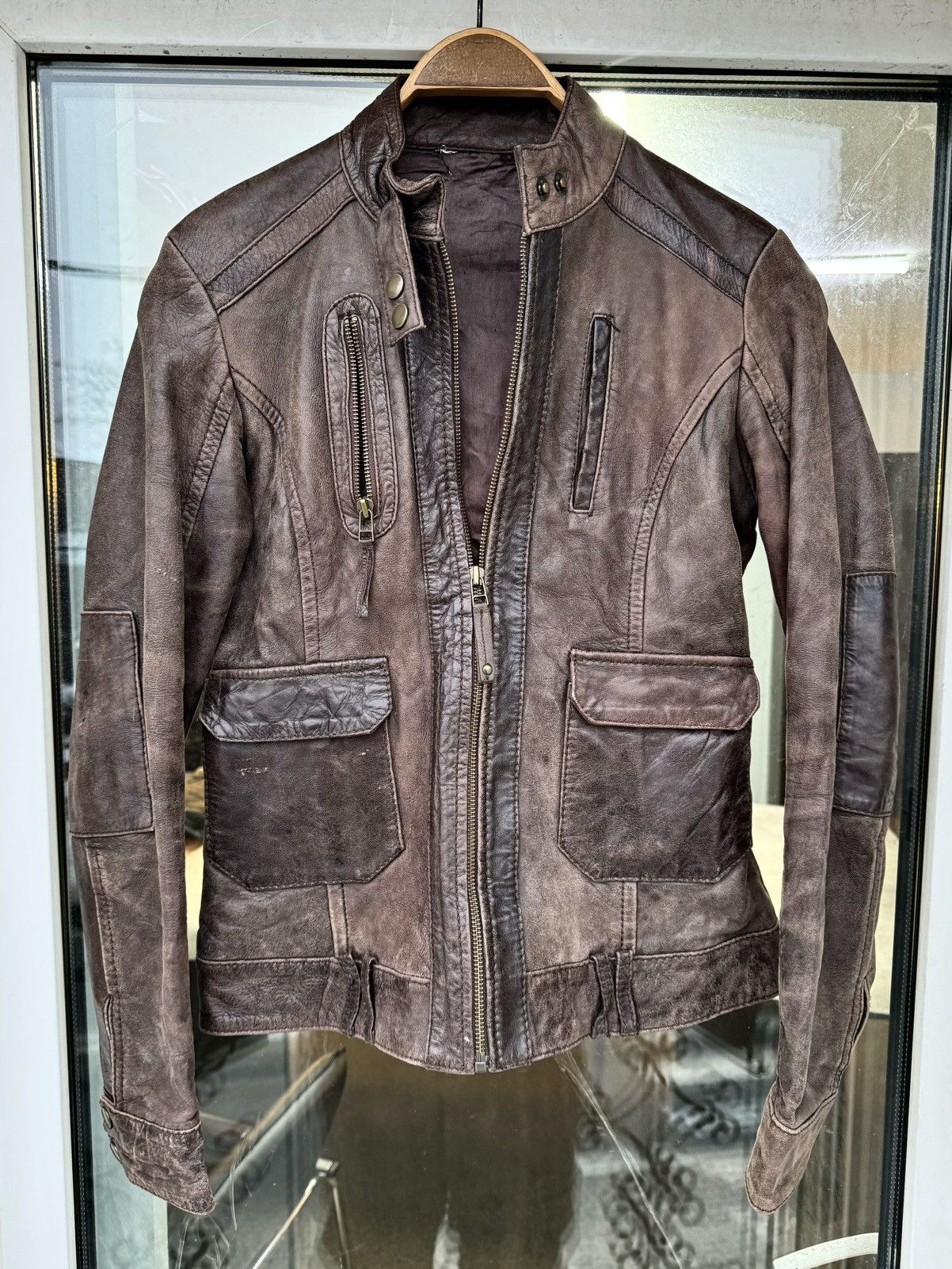 Yohji Yamamoto Vintage Faded Soft Leather Style Jacket Size US M / EU 48-50 / 2 - 1 Thumbnail