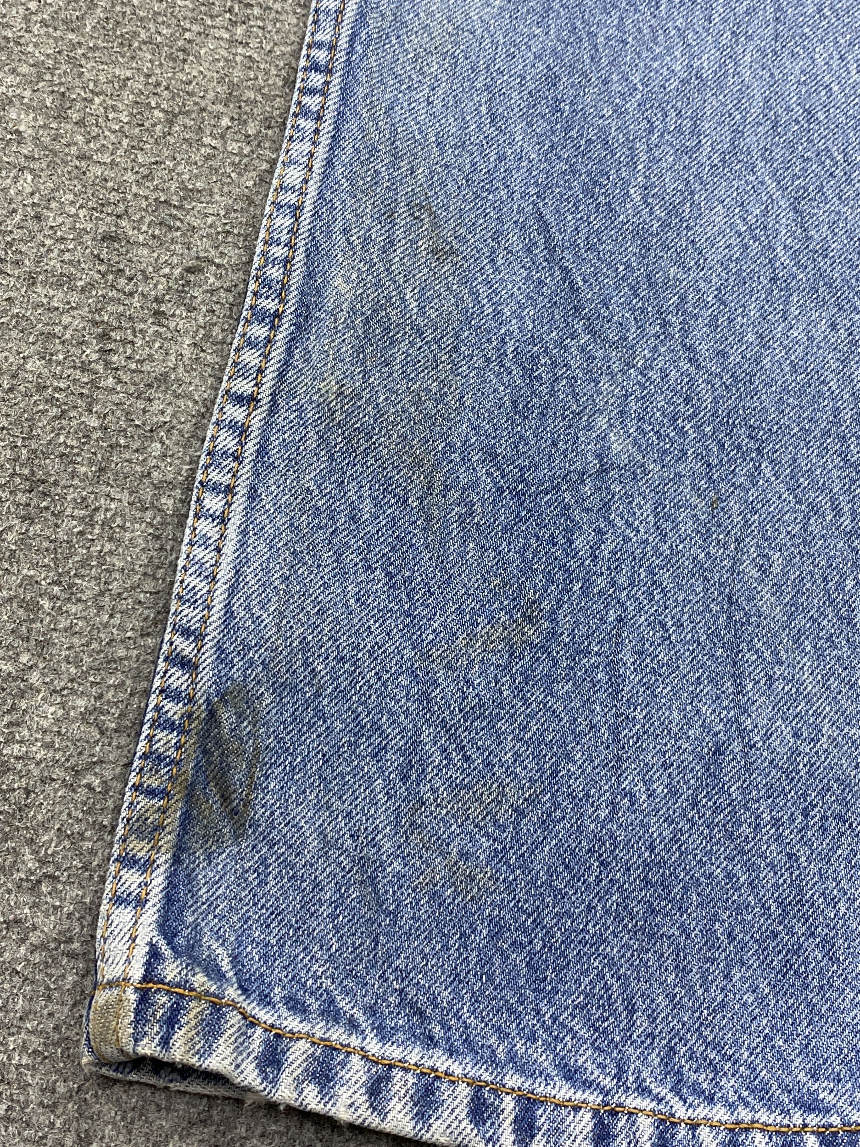 Levi's × Vintage Vintage Levis 505 Lightwash Faded Blue Denim DP2703 Size US 34 / EU 50 - 11 Thumbnail