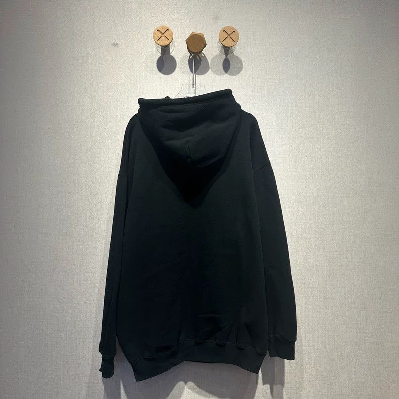 Balenciaga Balenciaga Seven Languages Colorful Black Hoodie Size US M / EU 48-50 / 2 - 2 Thumbnail