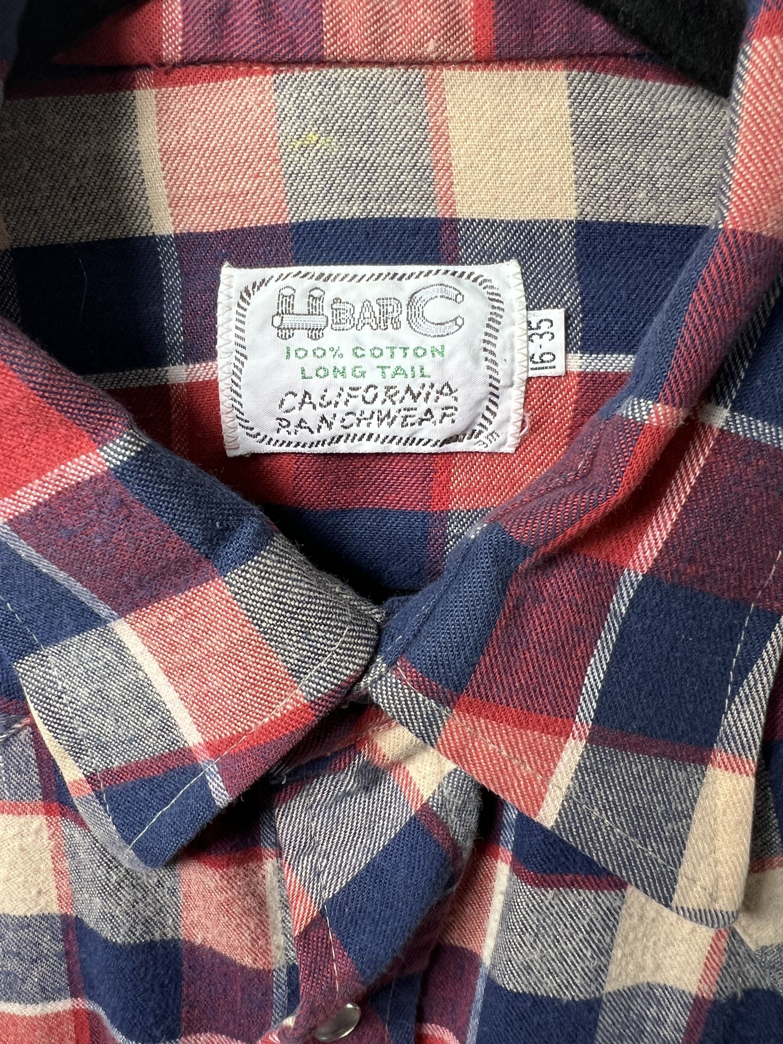 Vintage Vintage 50's-60's HBarC California Ranchwear Pearl Snap Size US L / EU 52-54 / 3 - 3 Thumbnail