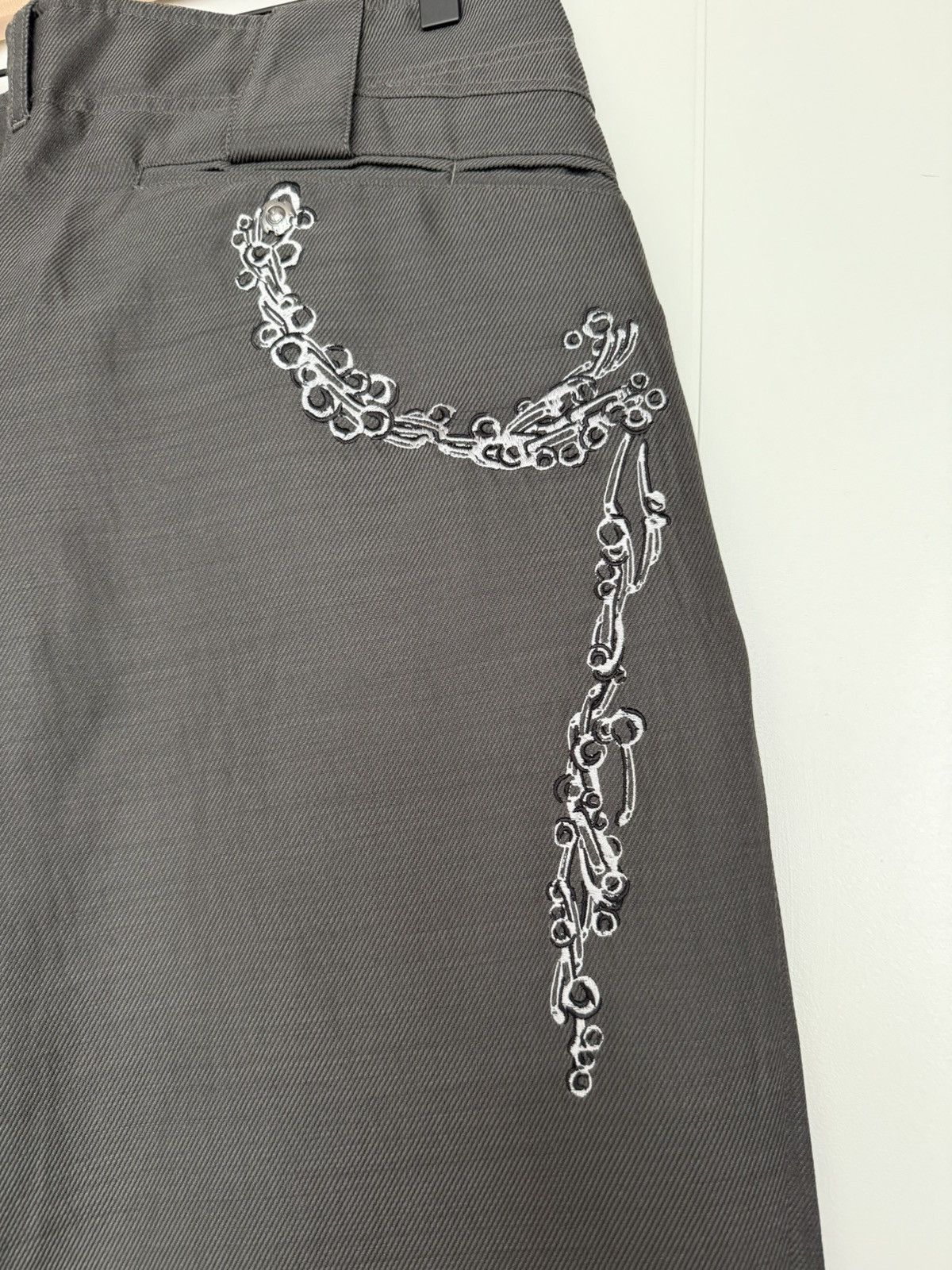 Kiko Kostadinov 00132022 Xolo Rune Embroidered Trouser Size US 32 / EU 48 - 4 Thumbnail