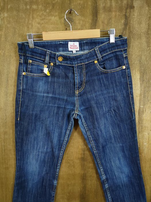 Vivienne Westwood Vivienne Westwood blue distressed denim pants #46-902DLL Size 29" - 10 Thumbnail