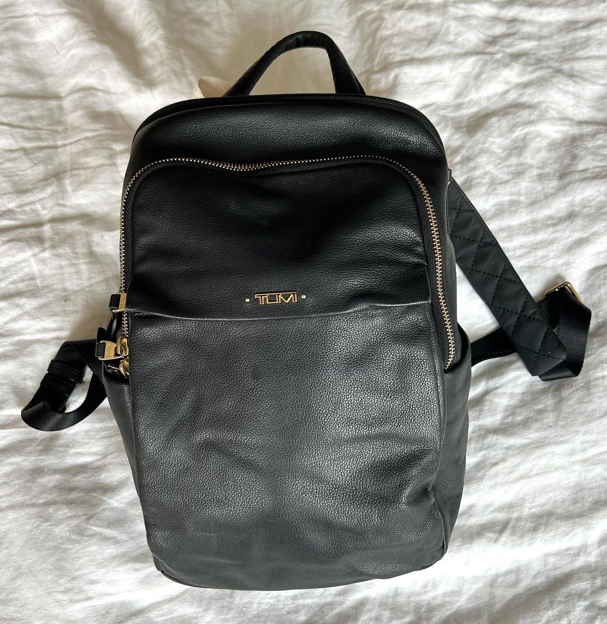 Tumi daniella leather backpack sales