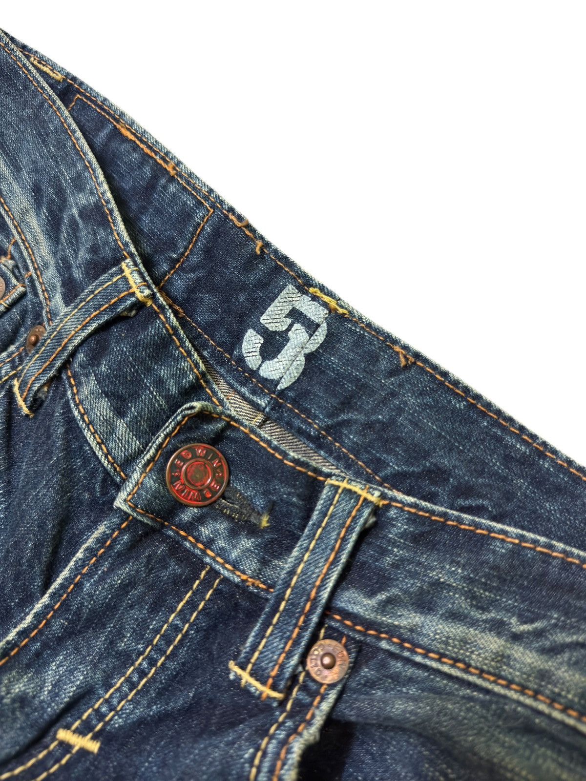 Edwin FLARE EDWIN 503 CLAWS ACID WASH JUNYA WATANABE STYLE DENIM Size US 29 - 9 Thumbnail