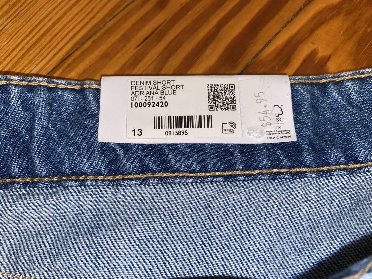 Garage 🔥Brand New🔥 Garage Denim Festival Booty Short Shorts 13/31 Size 31" - 7 Thumbnail