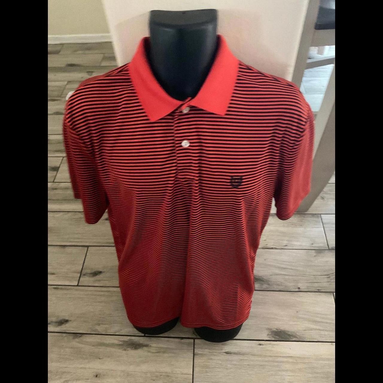 Chaps Mens Used Orange Black Striped Size US L / EU 52-54 / 3 - 1 Thumbnail