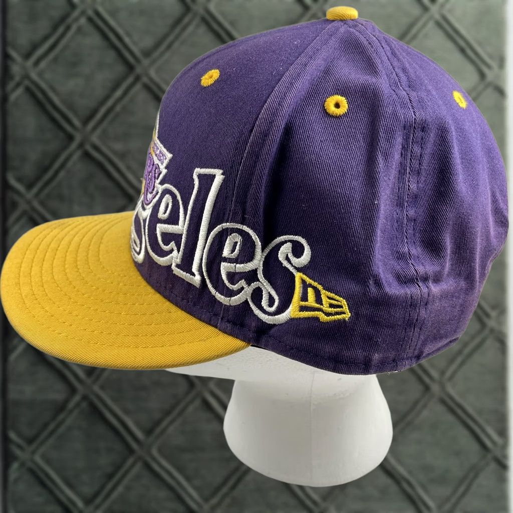 New Era New Era 59FIFTY SnapBack Los Angeles Lakers Purple Yellow One Size Fits Most Hats Mens Purple Lakers Snapback One Size Fits Most Size ONE SIZE - 1 Thumbnail