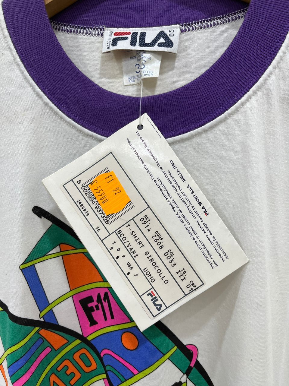Fila × Vintage 🇮🇪VINTAGE FILA HAWAII T SHIRT MADE IN ITALY Size US S / EU 44-46 / 1 - 5 Thumbnail