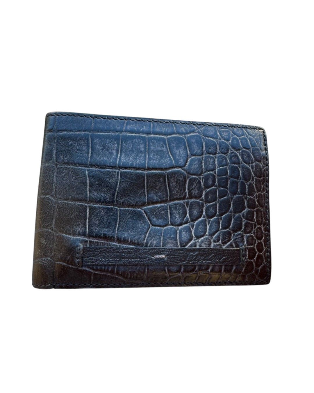 Roberto Cavalli EMBOSSED CROCODILE SKIN LEATHER WALLET Size ONE SIZE - 1 Thumbnail