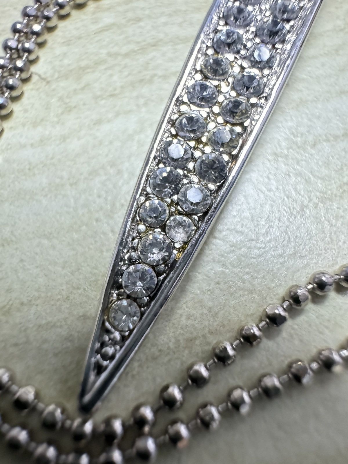 Other DIAMOND LEAVE SILVER NECKLACE Size ONE SIZE - 2 Thumbnail