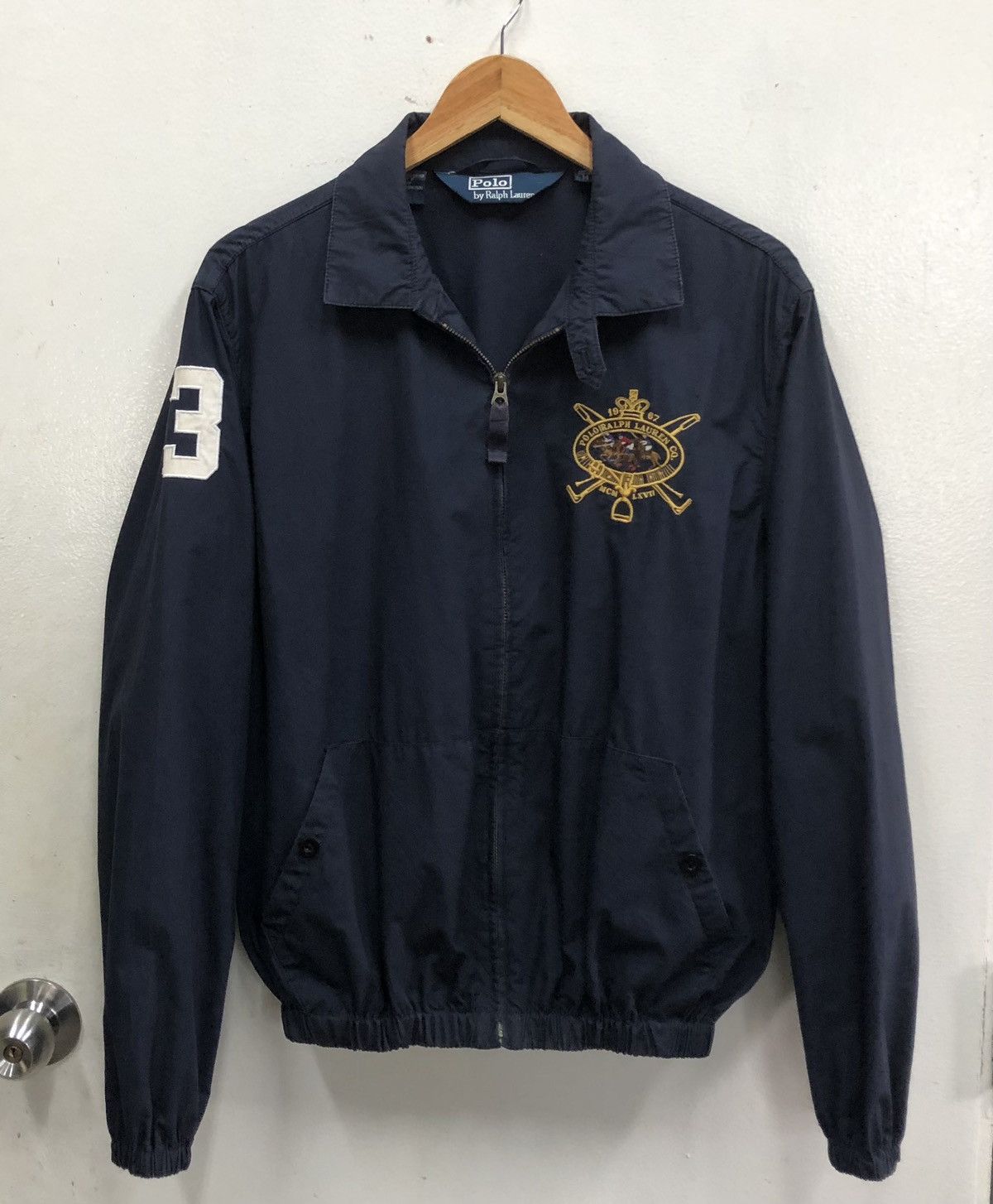 Polo Ralph Lauren Vintage Polo Ralph Lauren Men’s Navy Jacket Size US M / EU 48-50 / 2 - 1 Thumbnail