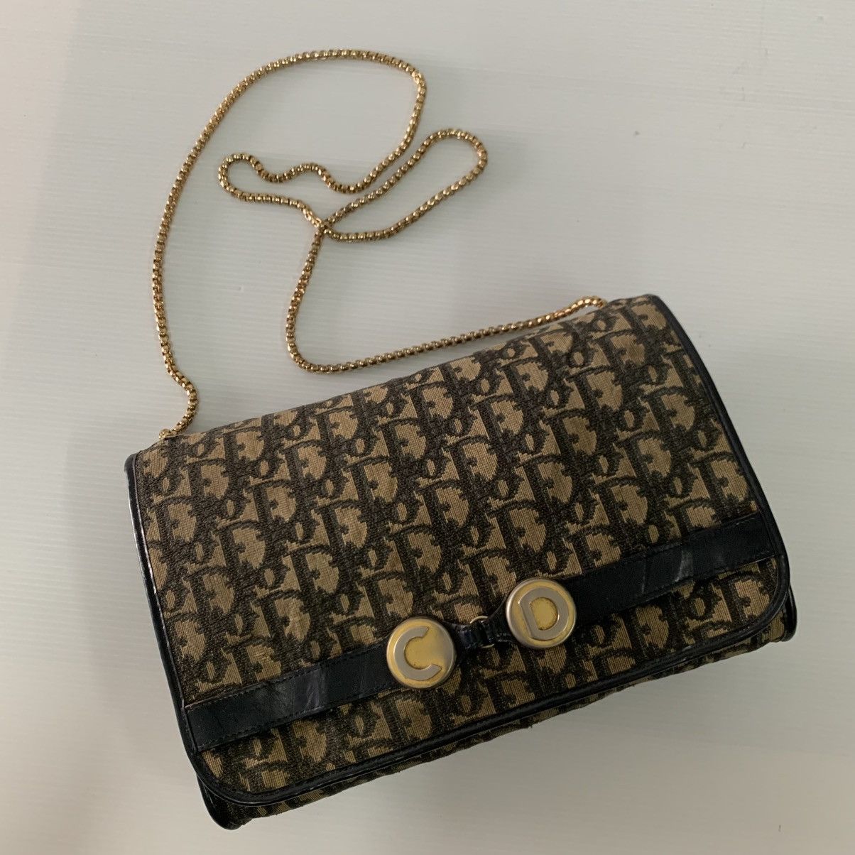 Christian Dior Monsieur Christian Dior Monogram Vintage Chain Slingbag Size ONE SIZE - 2 Thumbnail