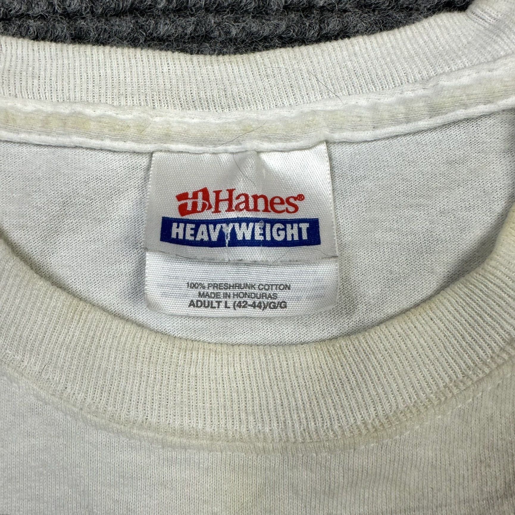 Hanes VINTAGE Houston Music Festival 2006 Rap R&B Grunge Large T-Shirt Jamie Fox Hanes White Cotton Crew Neck Short Sleeve Unisex Adults L Size US L / EU 52-54 / 3 - 2 Thumbnail