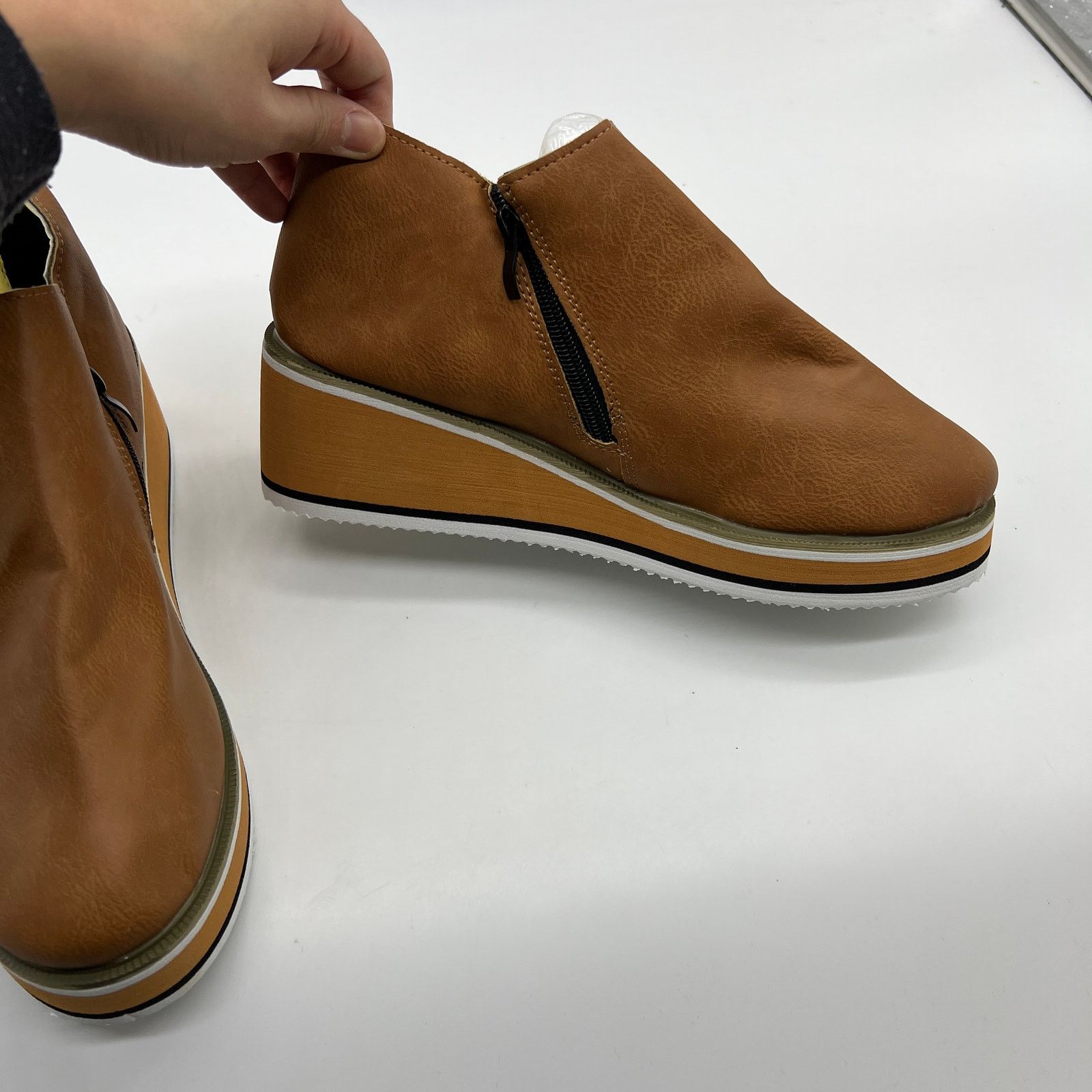 Other Ankle Boots Round Toe Casual Comfortable Size US 10 / IT 40 - 5 Thumbnail