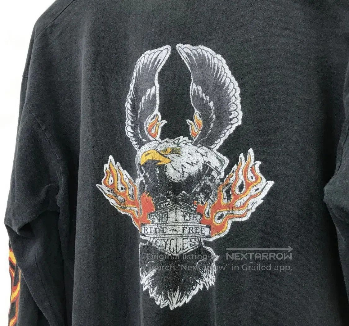 RIDING HIGH Vintage 80s Motor Ride Long Sleeve Tee. Size US L / EU 52-54 / 3 - 2 Thumbnail