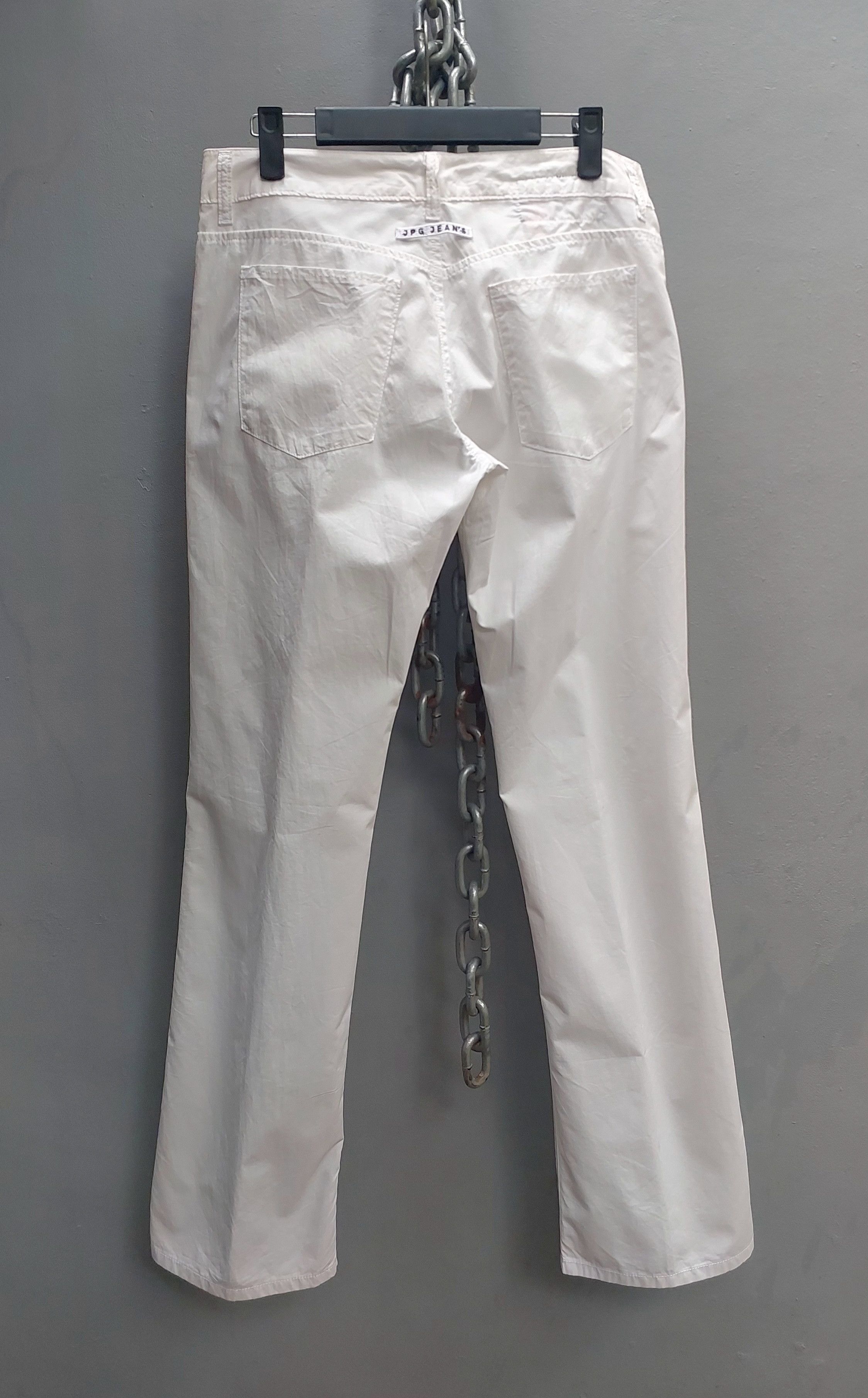Jean Paul Gaultier Gaultier Jeans White Button Fly Pants Size US 30 / EU 46 - 9 Thumbnail