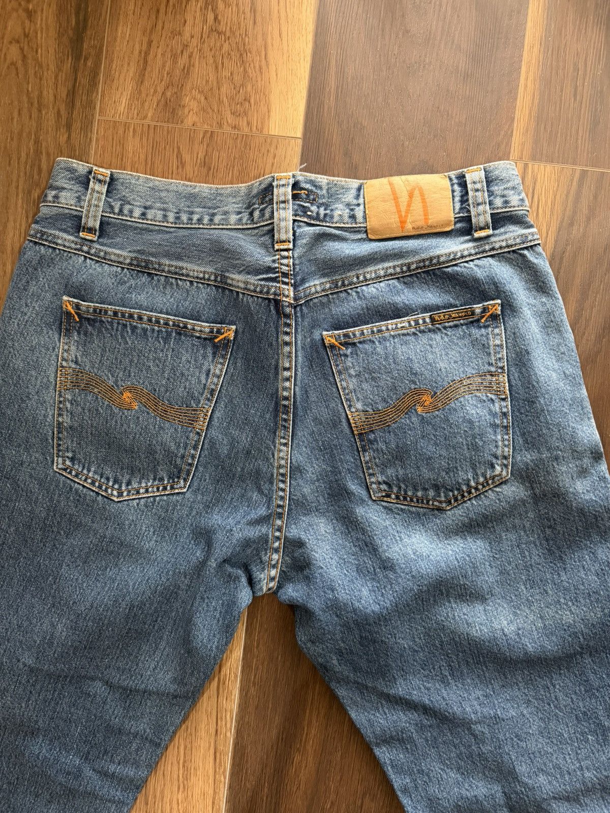 Nudie Jeans Gritty Jackson Friendly Blue W33/L30 Size US 33 - 5 Thumbnail