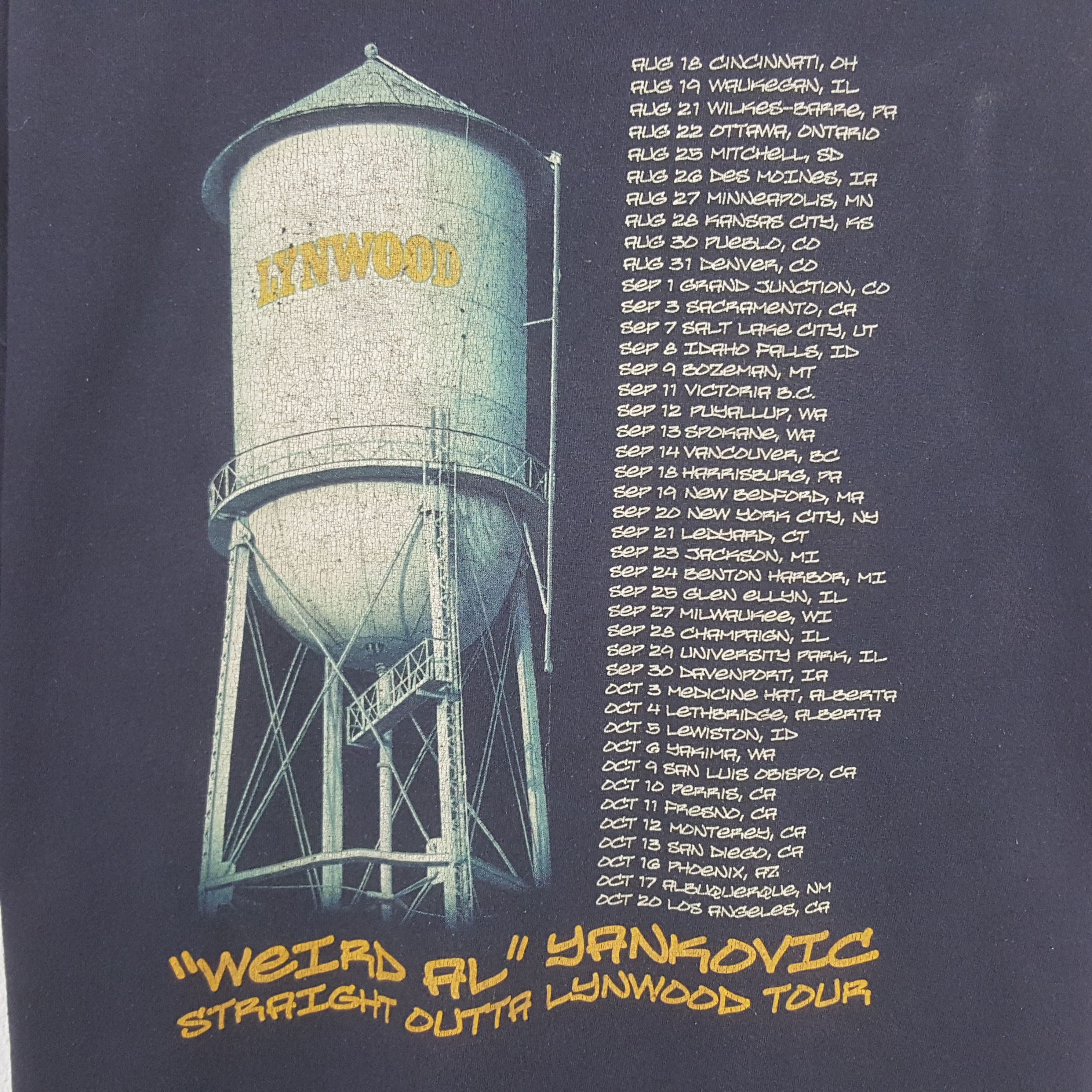 Band Tees Vintage Weird Al Yankovic Straight Band Tshirt Size US XXL / EU 58 / 5 - 4 Thumbnail