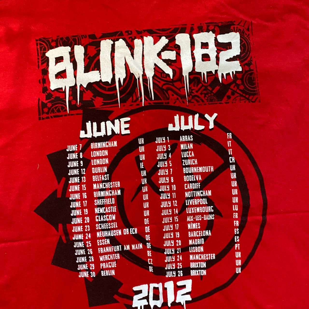 Band Tees VINTAGE Y2K AMAZING BLINK-182 RARE TOUR TEE 263 Size US L / EU 52-54 / 3 - 4 Thumbnail