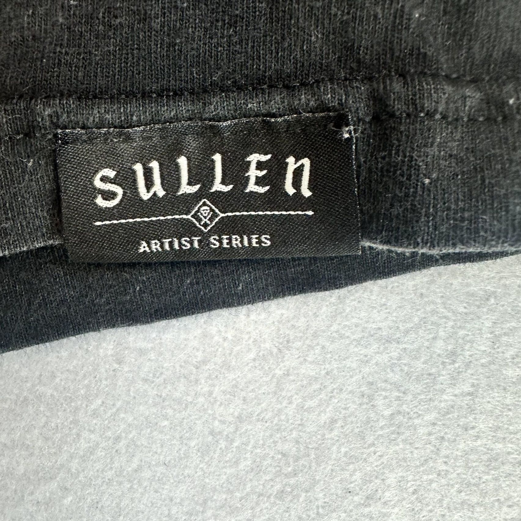 Vintage Sullen Art Collective Shirt Mens XL Skull Graphic Tattoo Artist Series ButlerBG Black Crew Neck Short Sleeve Graphic Print 90s Gothic Mens Size US XL / EU 56 / 4 - 6 Thumbnail