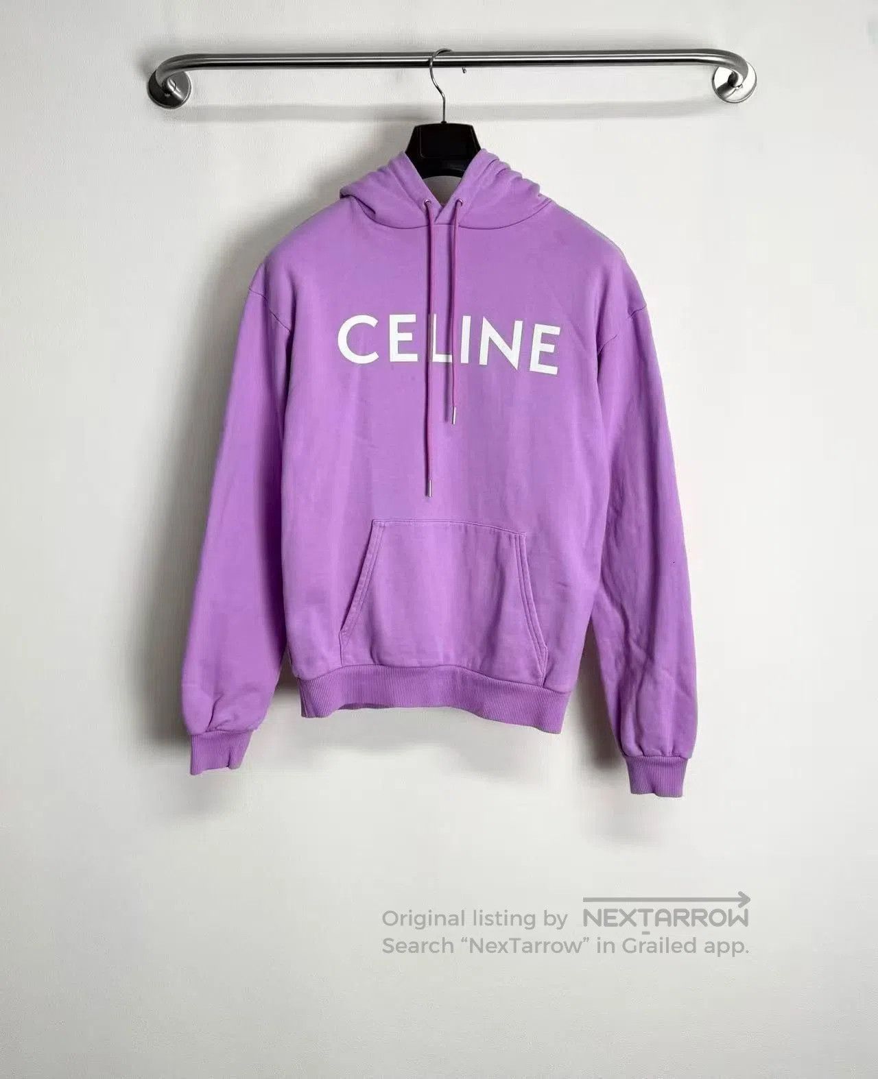 Celine Celine Purple Logo Hoodie XXS. Size XXS / US 00 / IT 34 - 1 Thumbnail