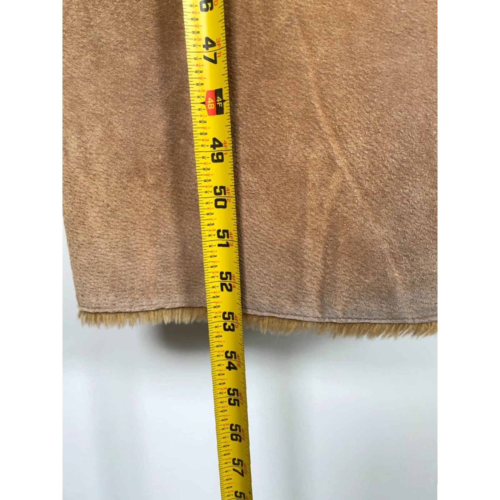 Vintage VINTAGE Brandon Thomas Coat Women Long Leather Trench Brown Faux Fur Lined Boho Hippie Retro Penny Lane Womens Large Size L / US 10 / IT 46 - 6 Thumbnail