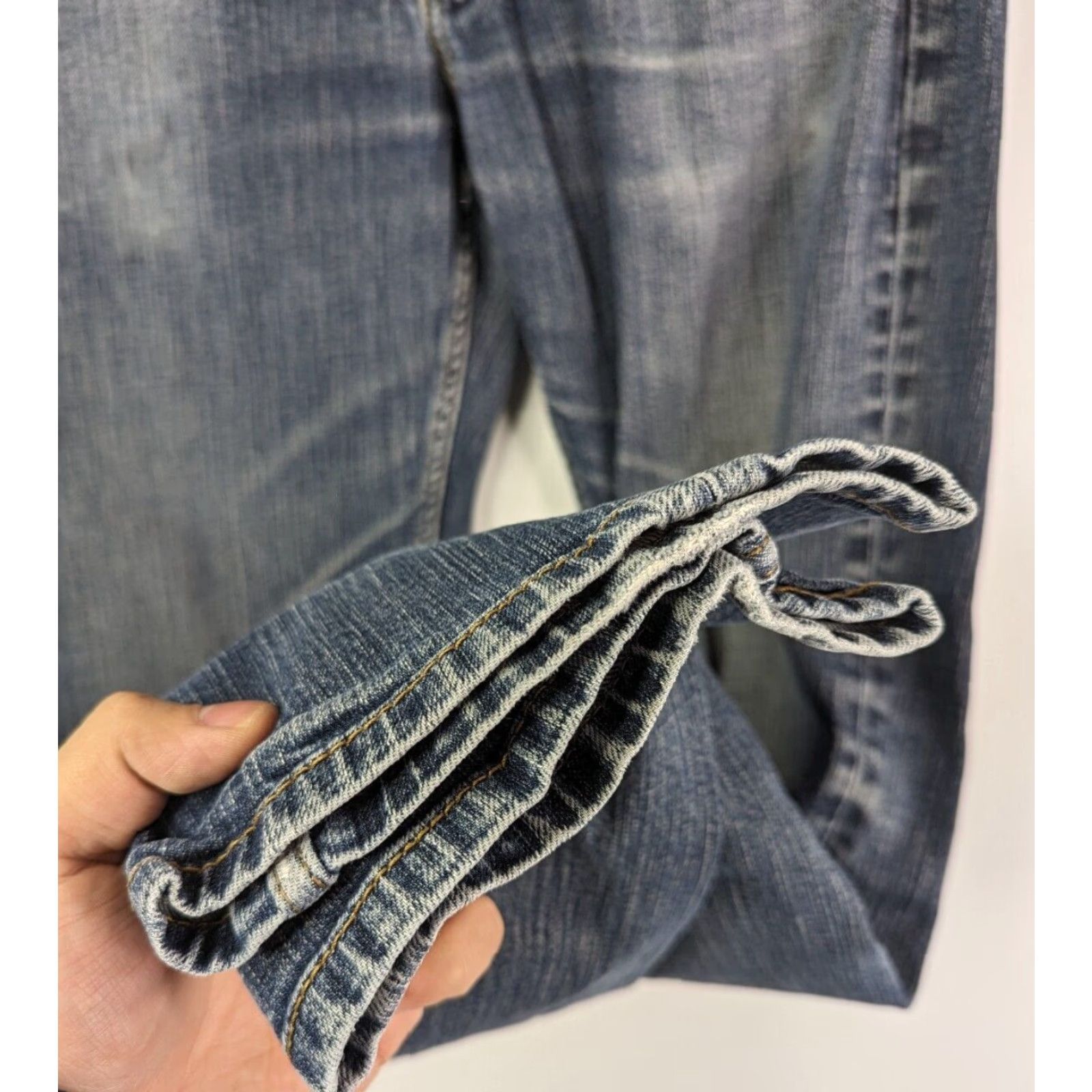 Levi's Levi's 514 Mens Slim Straight Denim Jeans 32x32 Dark Blue Wash 5-Pocket N/A Size US 32 / EU 48 - 5 Thumbnail