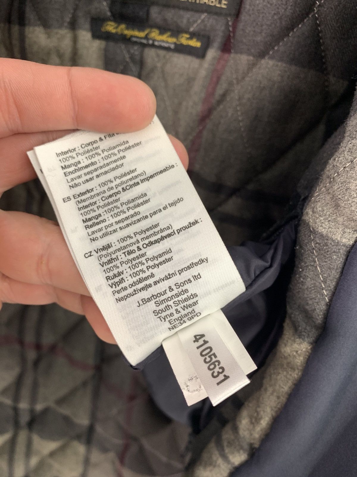 Barbour × Designer Barbour Millfire Quilted Womens Trench Coat S Size Size S / US 4 / IT 40 - 17 Thumbnail