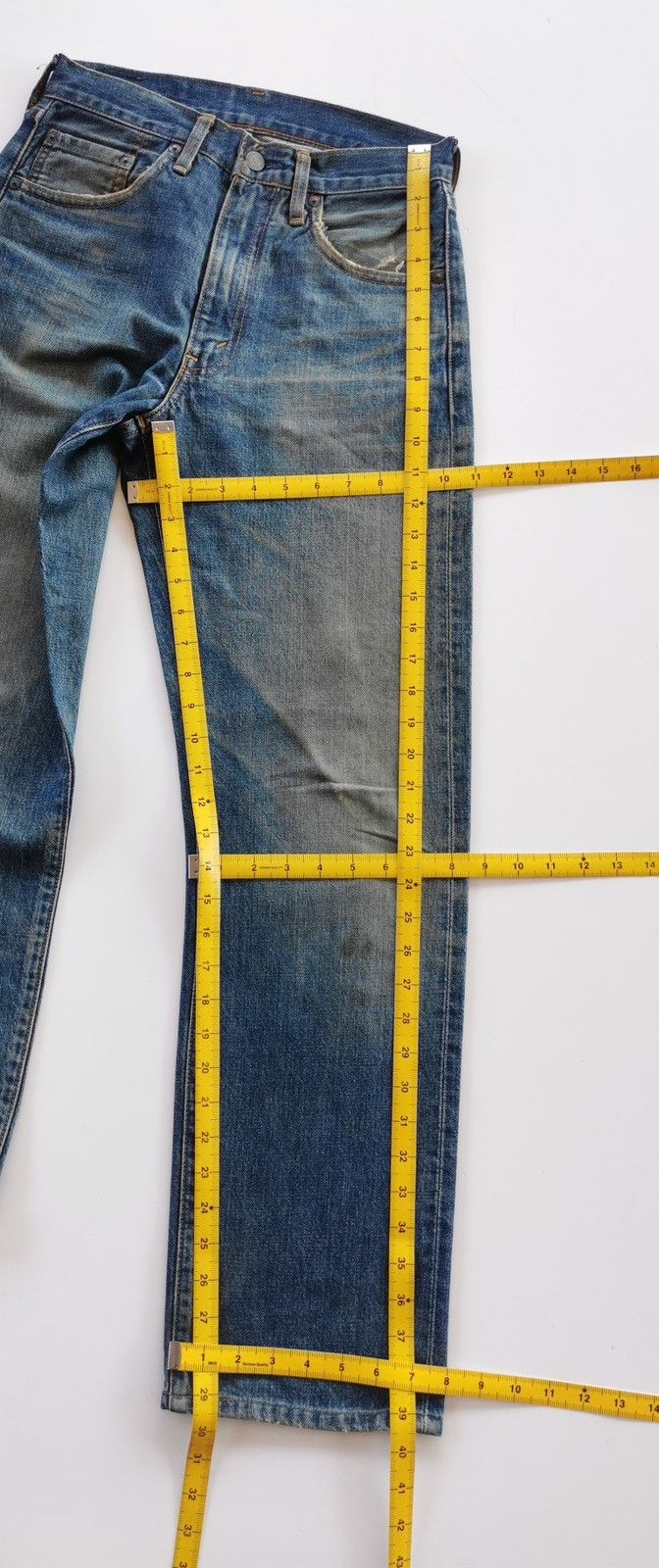 Levi's × Levi's Vintage Clothing × Vintage Levis 502 Big E Selvedge Denim Jeans Size US 27 - 9 Thumbnail