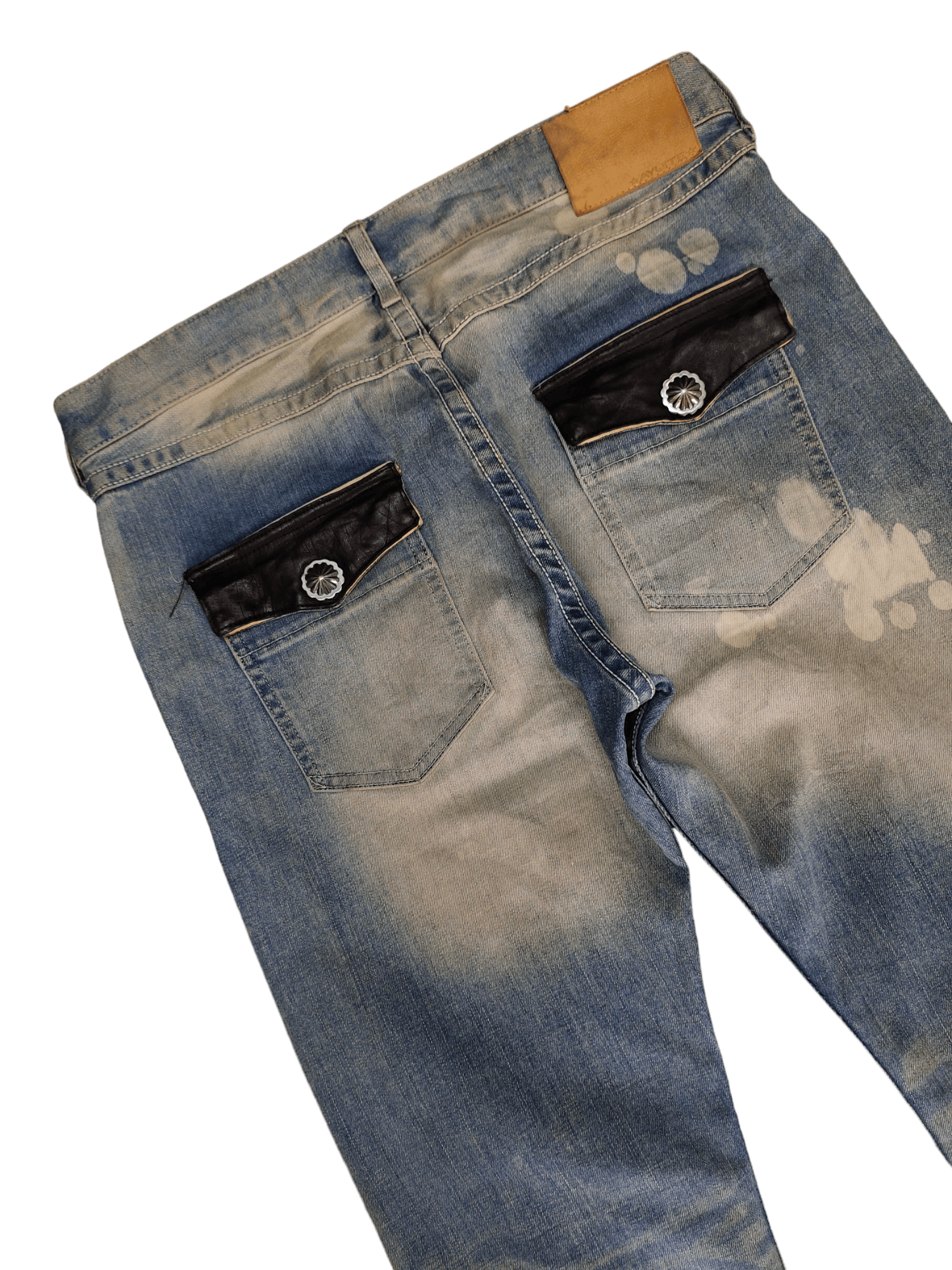 Issey Miyake Flare Jeans Ayuite Issey Miyake Distress Faded Bootcut Y2k Size US 34 / EU 50 - 13 Thumbnail
