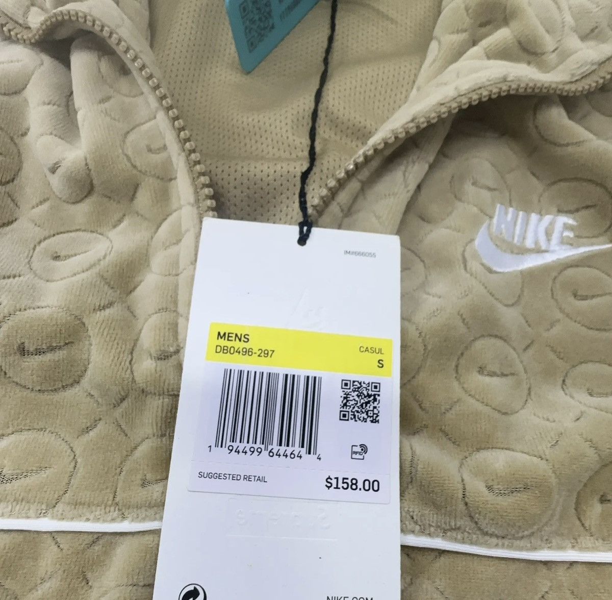 Nike × Supreme Supreme nike velour track jacket Size US S / EU 44-46 / 1 - 3 Thumbnail