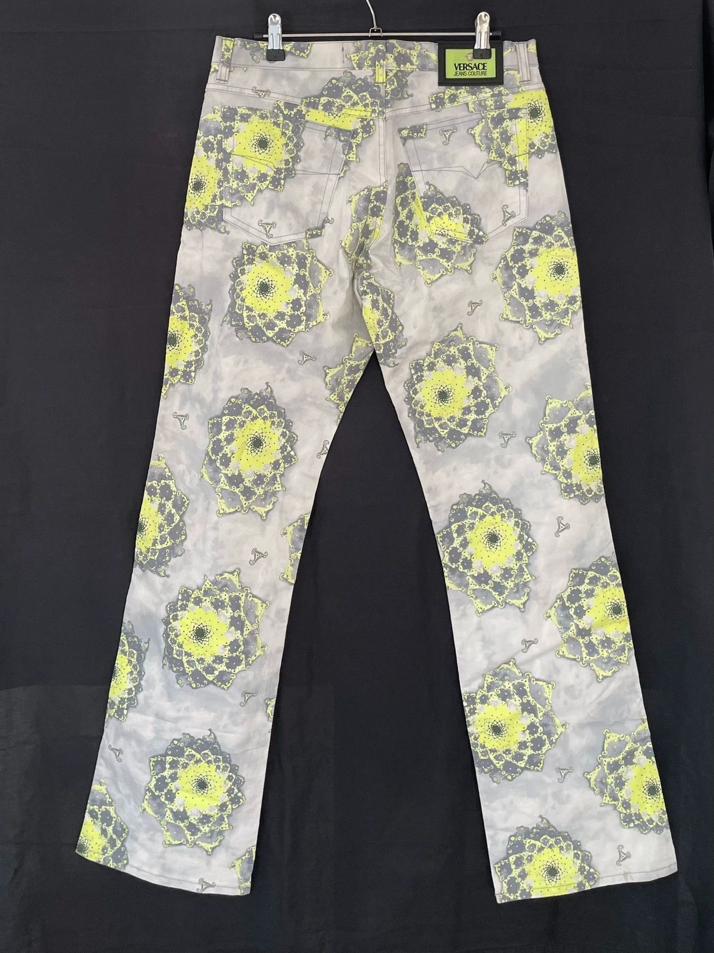 Versace Jeans Couture Versace Jeans Couture Men's Printed Trousers Size US 35 - 1 Thumbnail