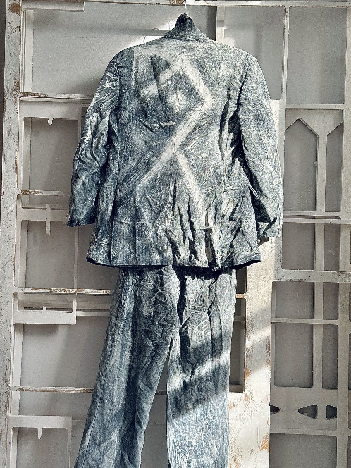 Vintage Artisanal Hand-Painted Suit Size M / US 6-8 / IT 42-44 - 6 Thumbnail