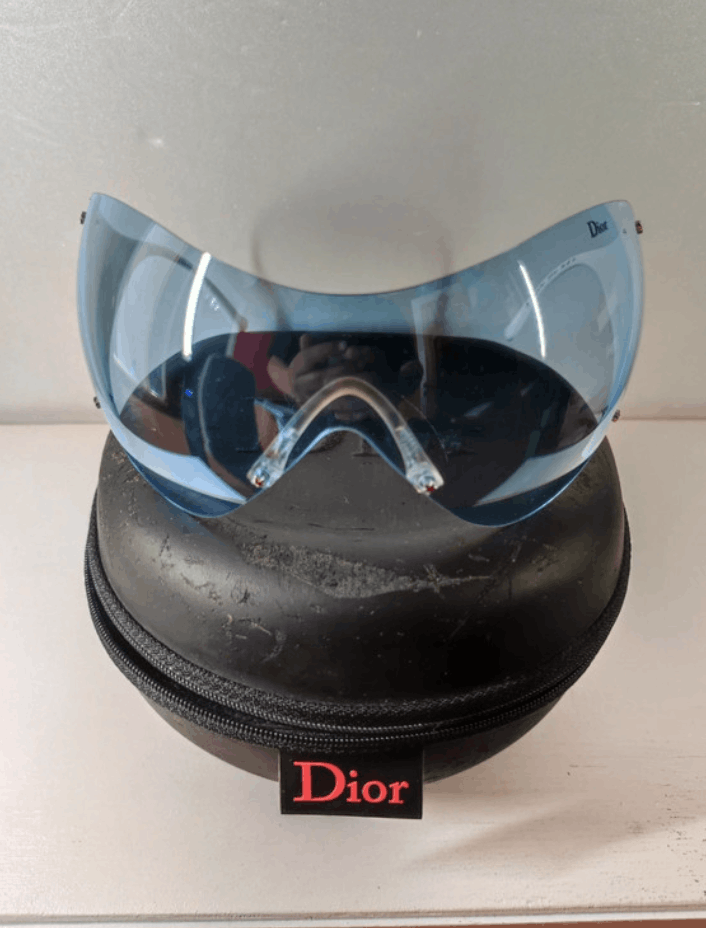 Dior ⚡️ Christian Dior Sunglasses Ski 1 Shield Mask Sport Vintage Size ONE SIZE - 3 Thumbnail