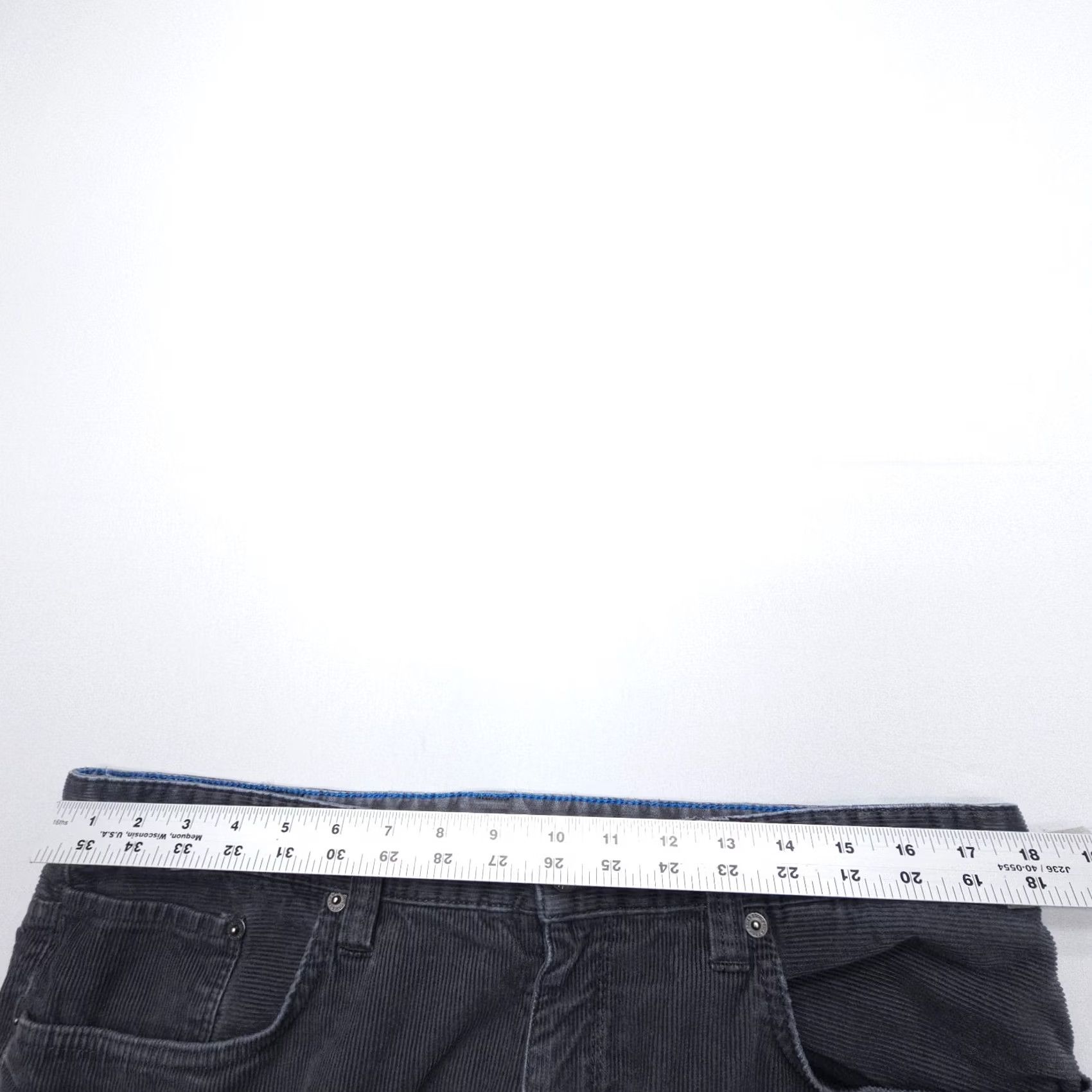 Eddie Bauer Eddie Bauer Mens Gray Straight Corduroy Pants 38 x 32 (Actual 36 x 31") Regular Chino Casual Pants Size US 38 / EU 54 - 5 Thumbnail
