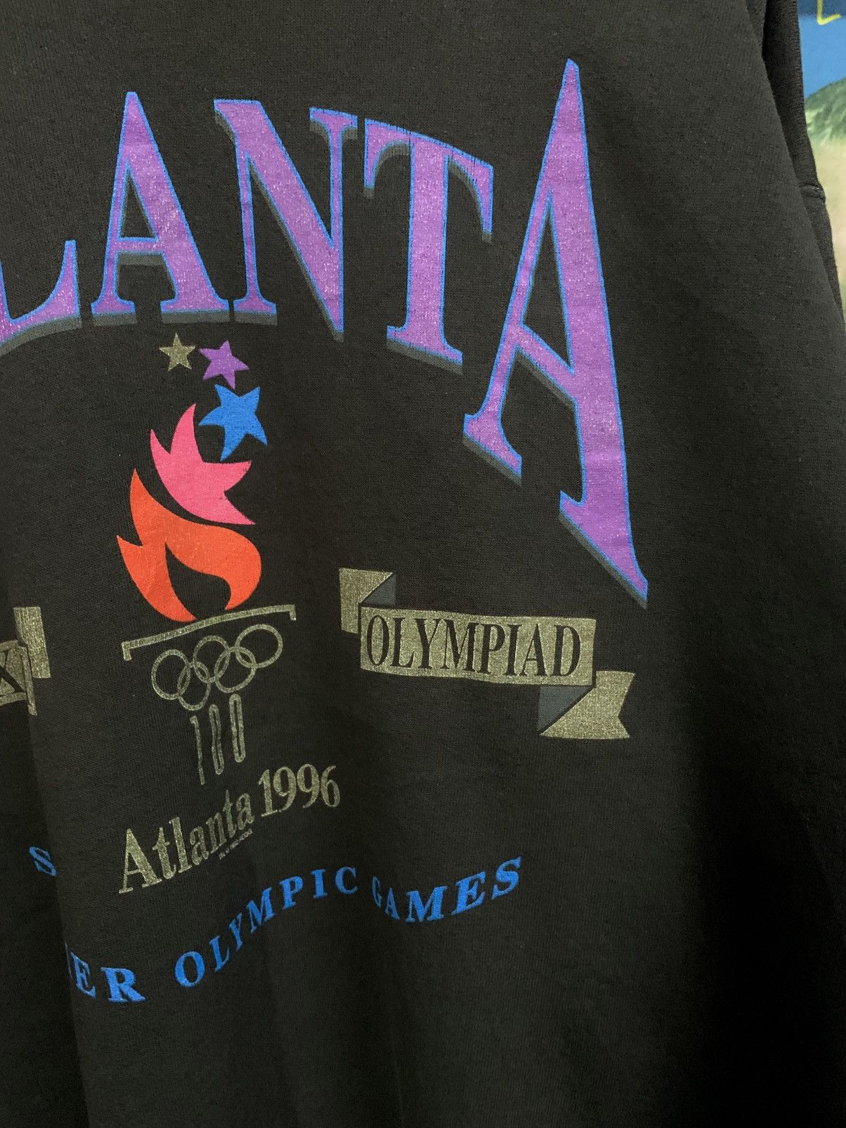 USA Olympics VINTAGE ATLANTA OLYMPIAD SWEATSHIRT Size US L / EU 52-54 / 3 - 5 Thumbnail