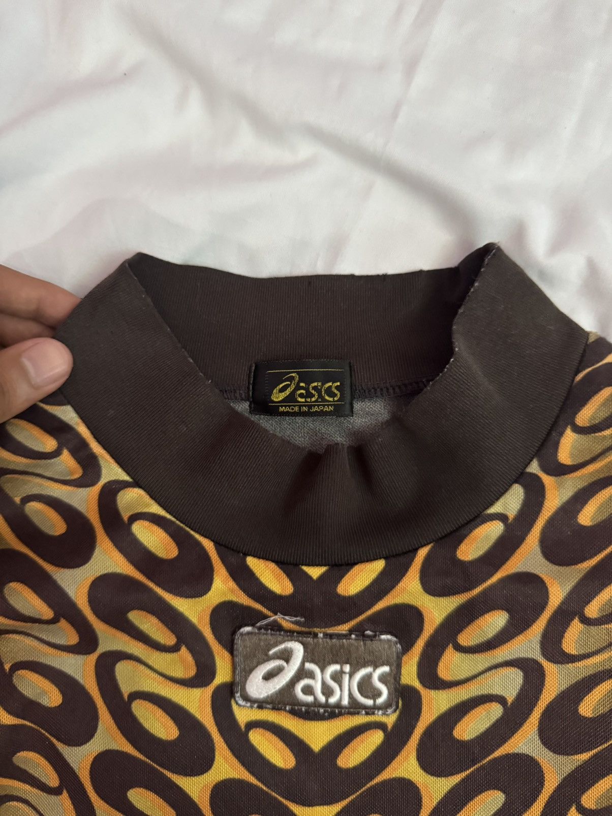 Asics Distressed Vintage 90s Asics Flames Goalkeeper Jersey Size US L / EU 52-54 / 3 - 8 Thumbnail