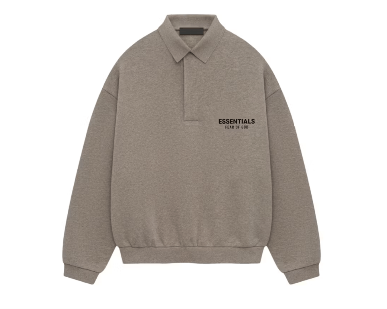 Essentials × Fear of God Fear of God Essentials Fleece Polo Heather Gray Size XL Size US XL / EU 56 / 4 - 2 Thumbnail