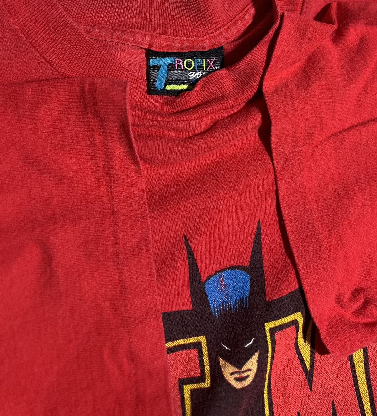 DC Comics × Vintage Vintage Batman T-shirt Size US XL / EU 56 / 4 - 5 Thumbnail