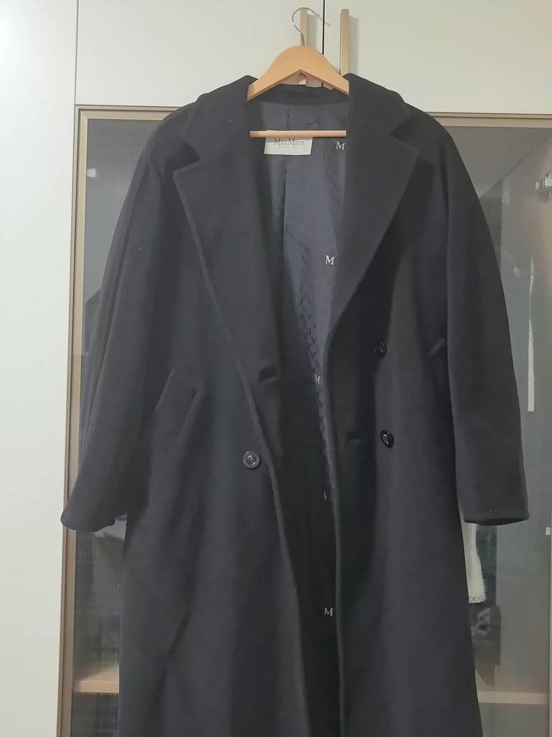 Max Mara MaxMara Wool Blend Trench Coat Size US L / EU 52-54 / 3 - 1 Thumbnail