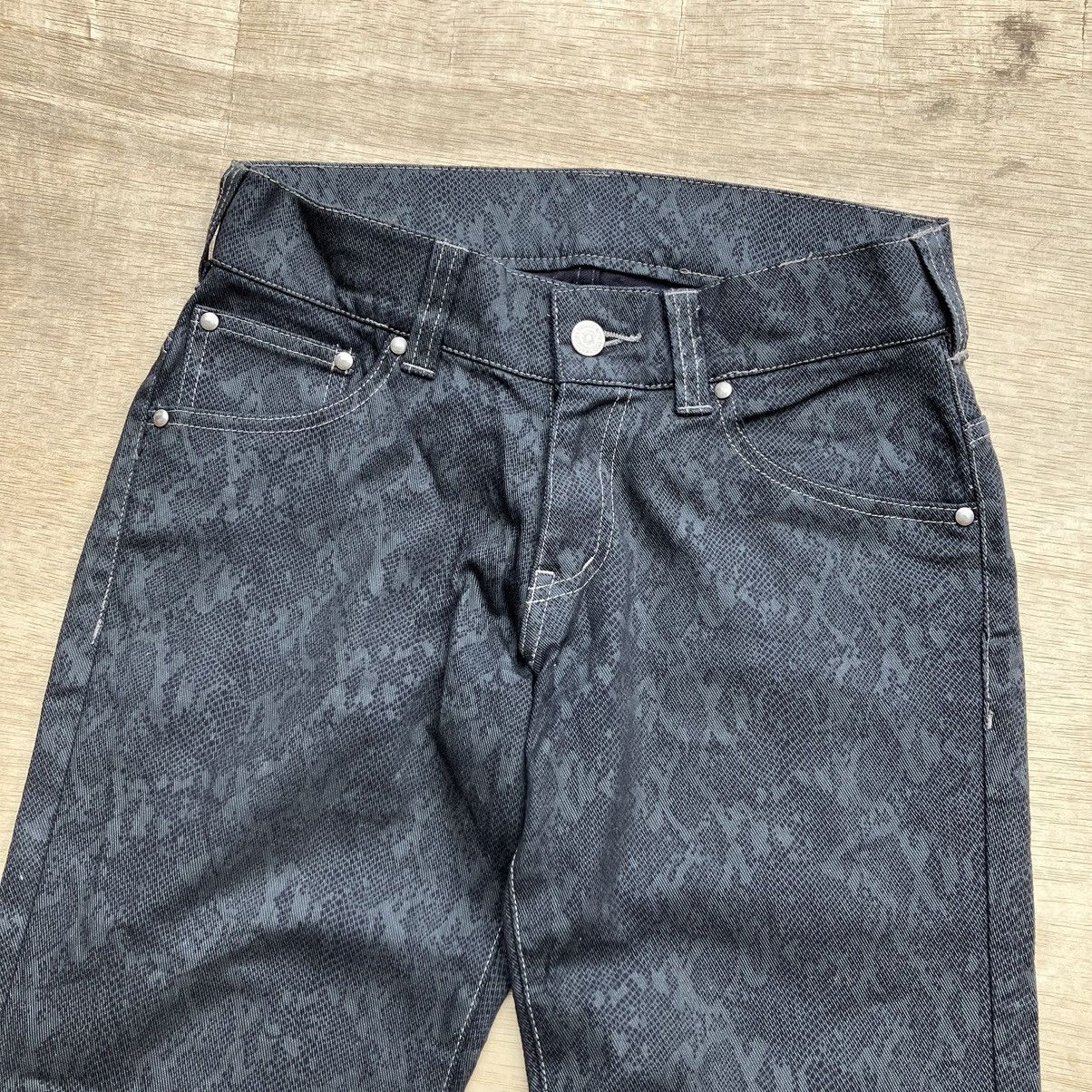 Japanese Brand × Tornado Mart TORNADO MART SNAKE HIDEN CAMO FLARE Size US 28 / EU 44 - 2 Thumbnail