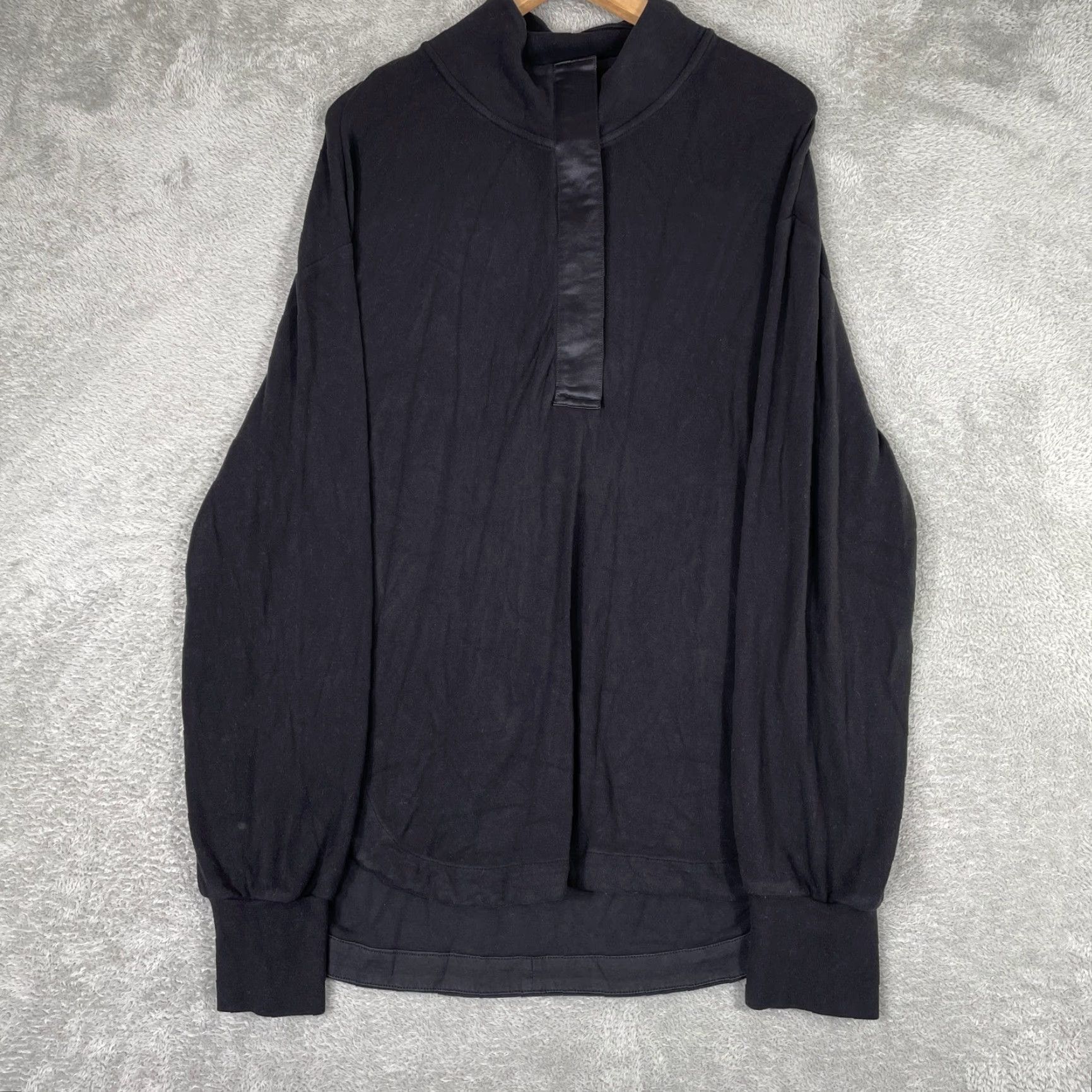 Varley Varley Pullover Womens Medium Black Mock Neck Long Sleeve Zip Athletic Wear Leisurewear Size M / US 6-8 / IT 42-44 - 2 Thumbnail