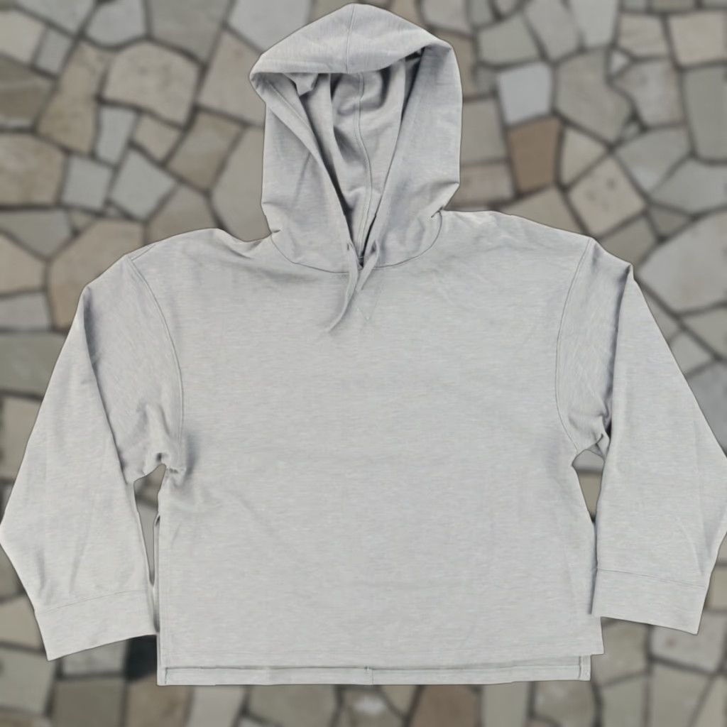 Nike Nike Yoga Dri-Fit Dynamic Fleece Stretch Hoodie Gray Women's S Shirt Size S / US 4 / IT 40 - 1 Thumbnail