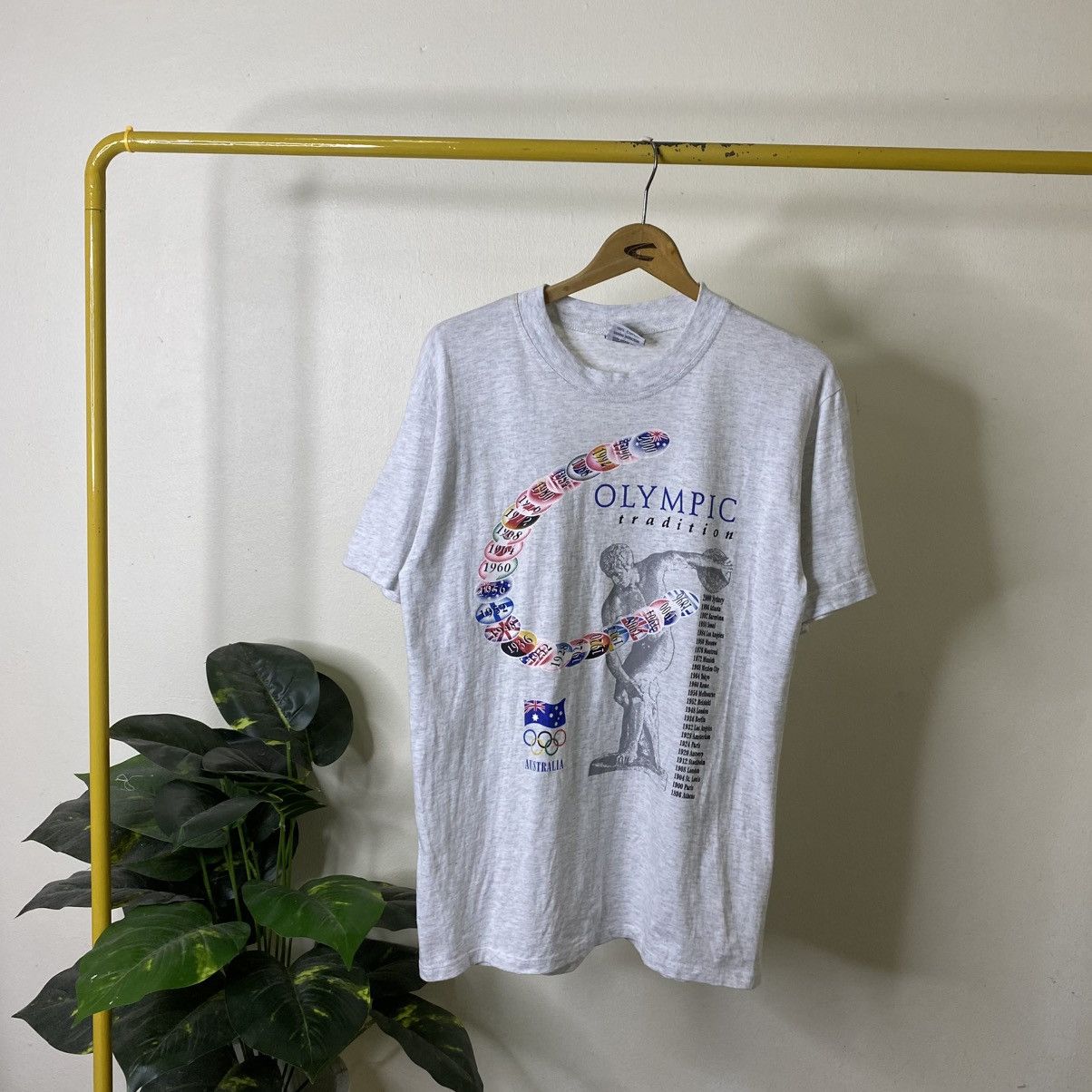 USA Olympics Vintage 2000s Australia Olympics Promo T Shirt Size US M / EU 48-50 / 2 - 1 Thumbnail
