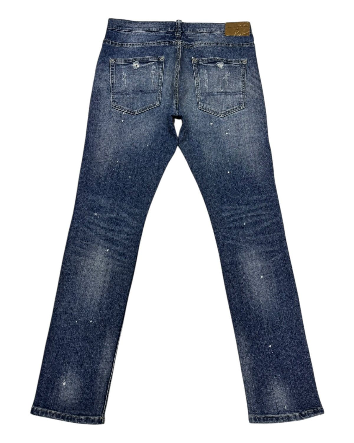 General Research × Japanese Brand Vintage Graphic Reserch Foundation Distressed Denim Jean Size US 32 / EU 48 - 3 Thumbnail