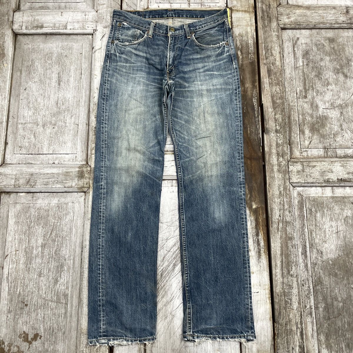 Levi's Vintage Levis 502 Distressed Faded Blue Jeans wc 336 Size US 32 / EU 48 - 1 Thumbnail