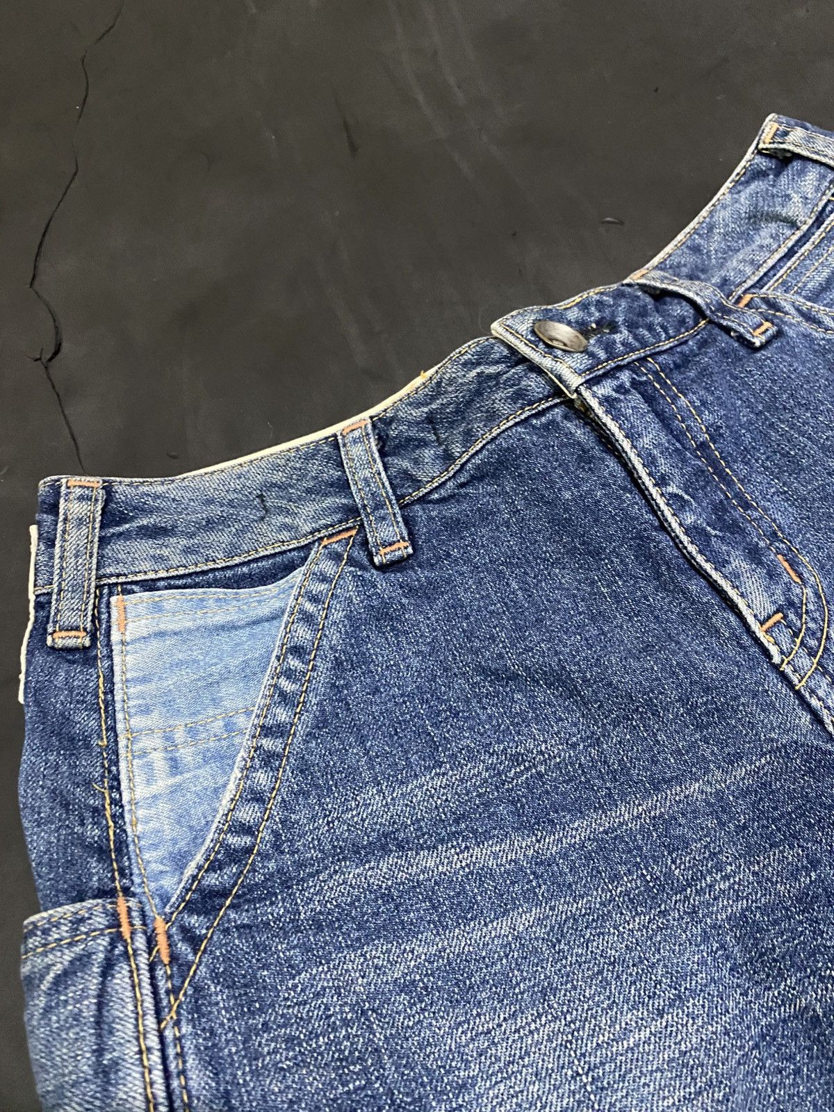 Johnbull 💸BINDINGOFFER💸Johnbull Buckel Short Jeans Pants Size US 27 - 3 Thumbnail