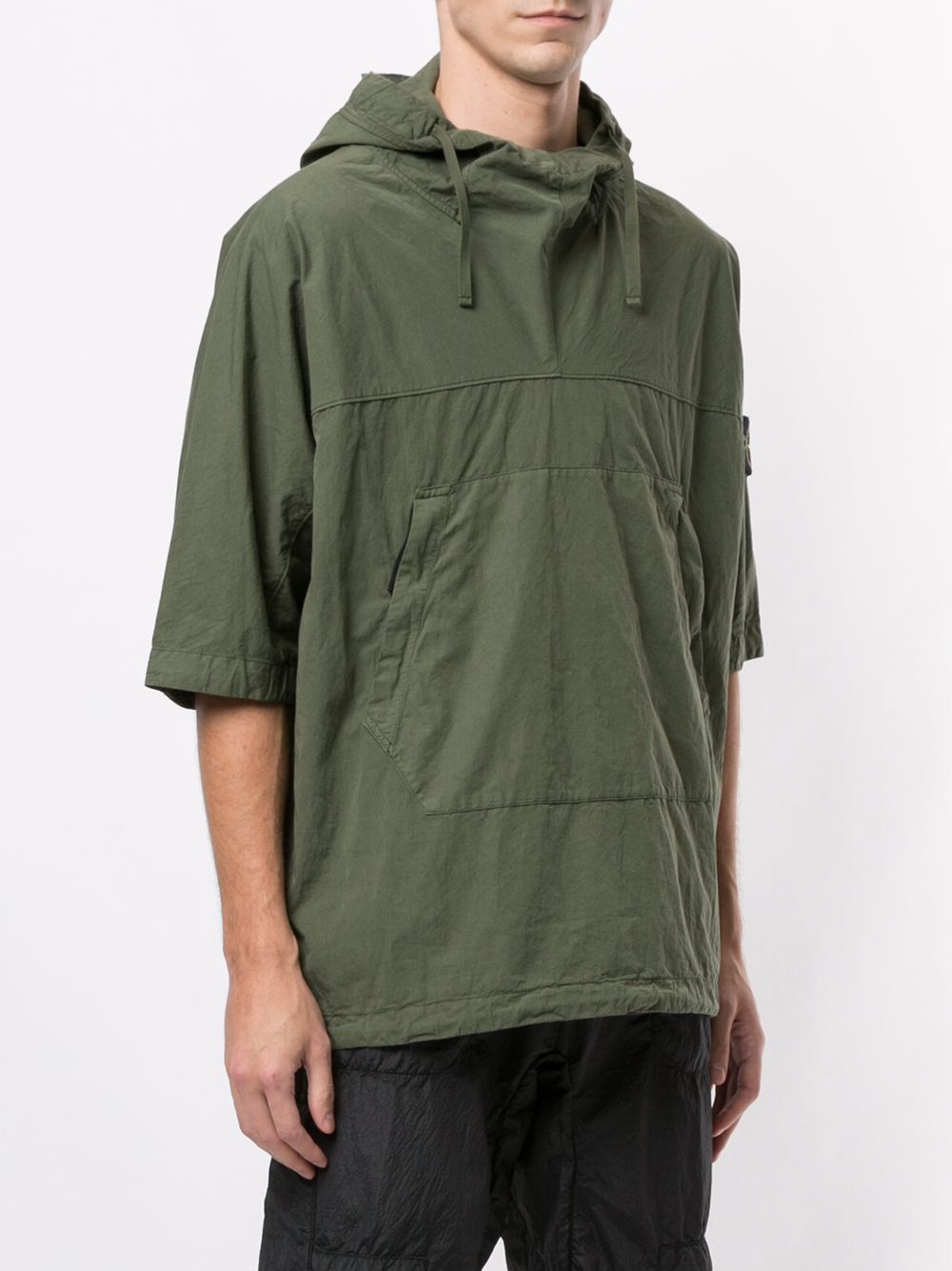 Stone Island 🔥600$ Stone Island Logo-Patch Hooded Overshirt.SI Overshirt Size US M / EU 48-50 / 2 - 20 Thumbnail