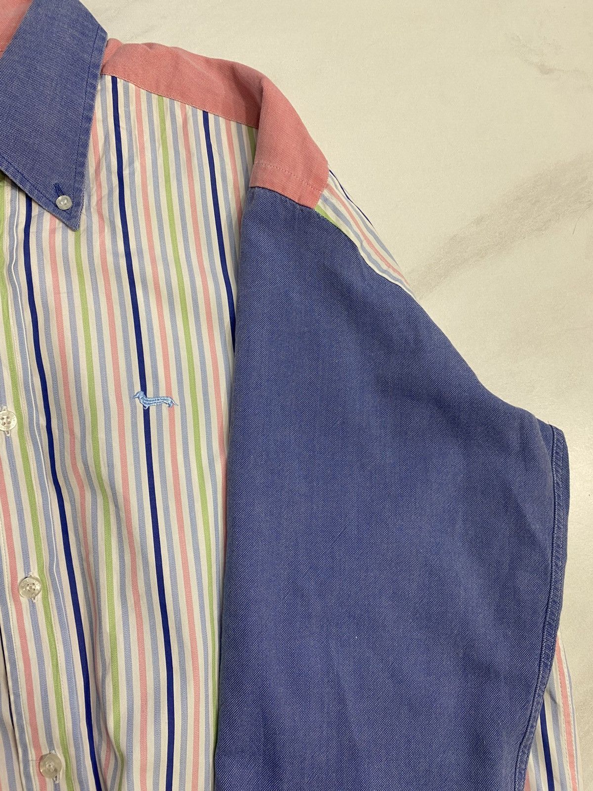 Harmont & Blaine Harmont & Blain striped shirt patchwork crazy XL mulitcolors Size US XL / EU 56 / 4 - 4 Thumbnail