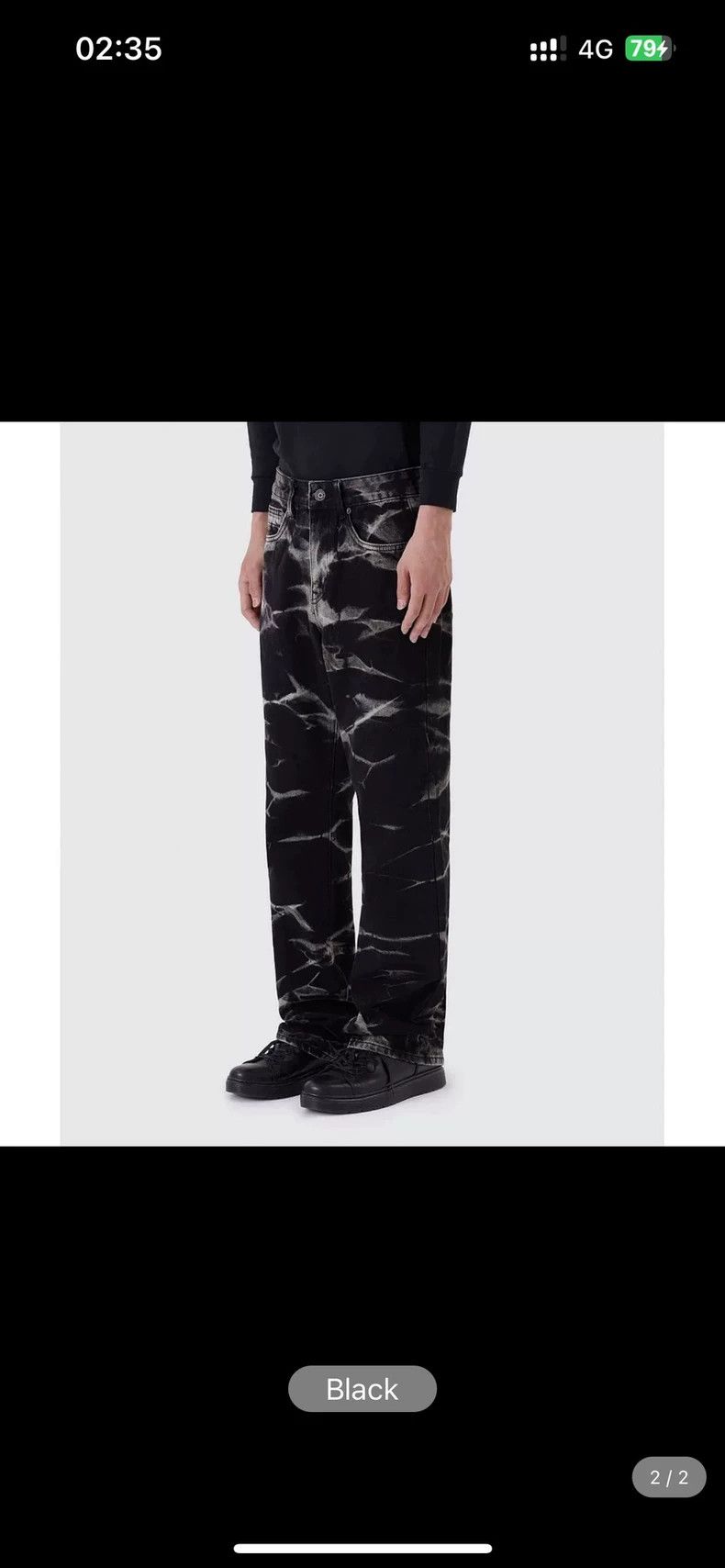 Dries Van Noten dries van noten acid wash jeans Size US 33 - 6 Thumbnail